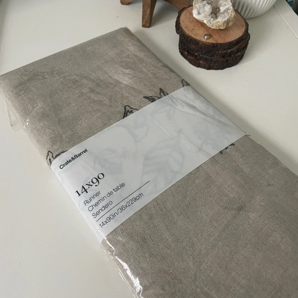 Crate&Barrel Linen Runner
